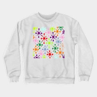 Elements Matrix on White Background Crewneck Sweatshirt